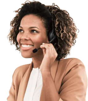 a young woman wearing headphones
