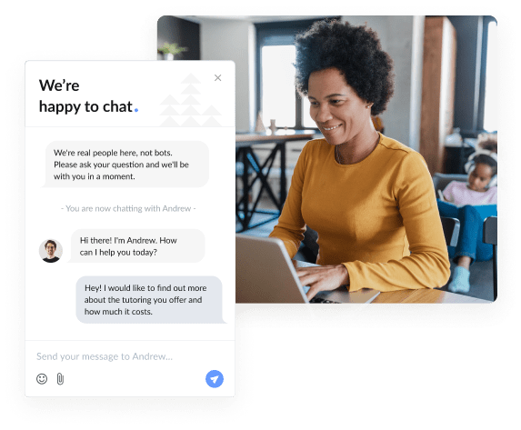 Live chat screen